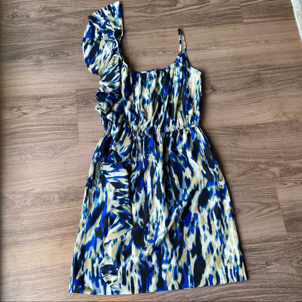 Seamline Cynthia Steffe Short Dress w Ruffle Strap